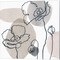 Think Neutral A by Lisa Audit 14" x 14" Canvas Wall Art (Set of 2)